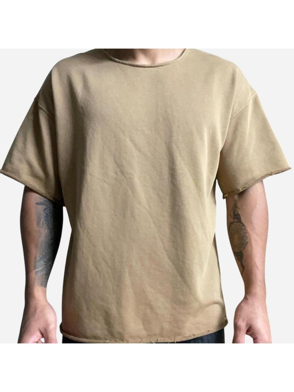 French Terry Oversized Tshirt Kanye lookalike Size L
